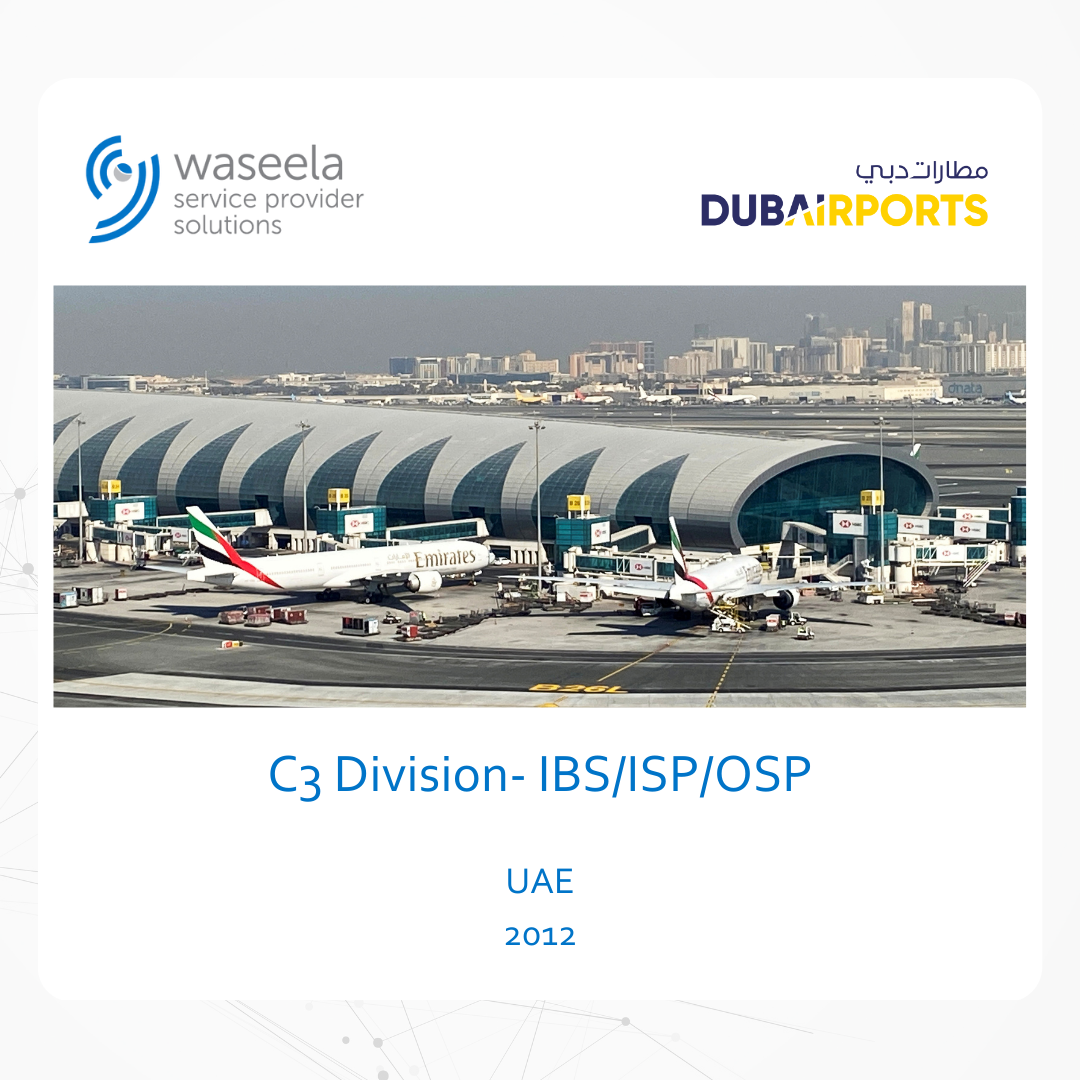 Waseela signed with Dubai International Airport to deliver Active & Passive DAS Antennas installation, and fiber cable installation (ISP/OSP); 3 Master units and 65 IOB M Remote Units 550 Antennas Installation & 30,000+ meter Fiver Cable installation