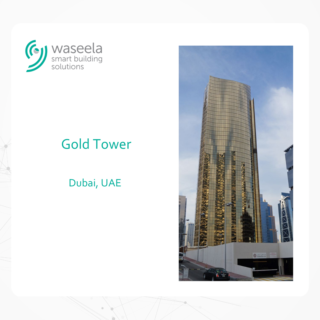 Waseela delivered a full Structured Cabling System Installation for Gold Tower, JLT, Dubai; 13,000 points