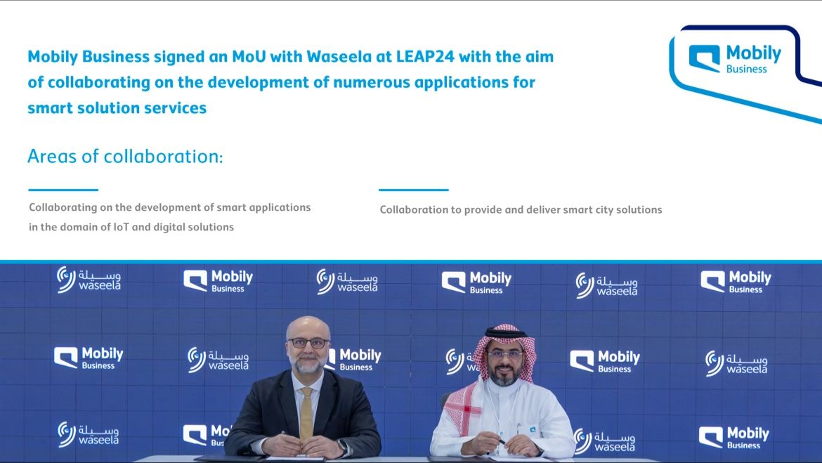Waseela and Mobily Sign MoU to Drive IoT Smart Solutions for Saudi Smart Cities